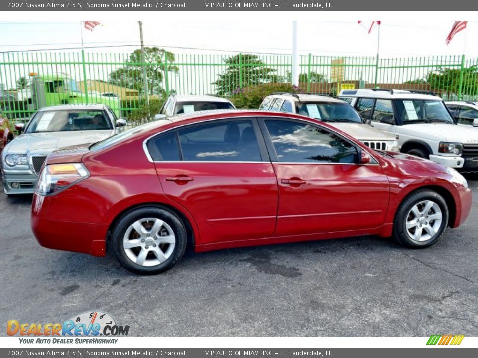 2007 Nissan Altima 2.5 S Sonoma Sunset Metallic / Charcoal Photo #31