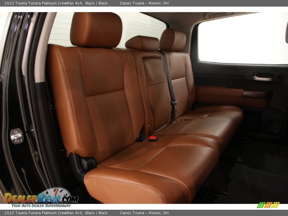 2013 Toyota Tundra Platinum CrewMax 4x4 Black / Black Photo #21