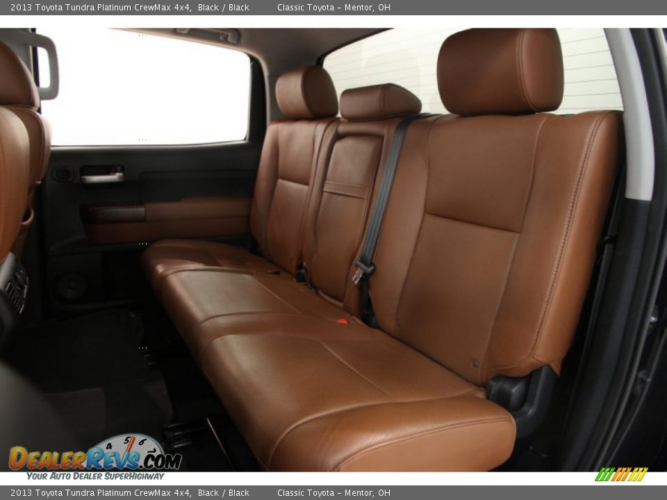 2013 Toyota Tundra Platinum CrewMax 4x4 Black / Black Photo #22