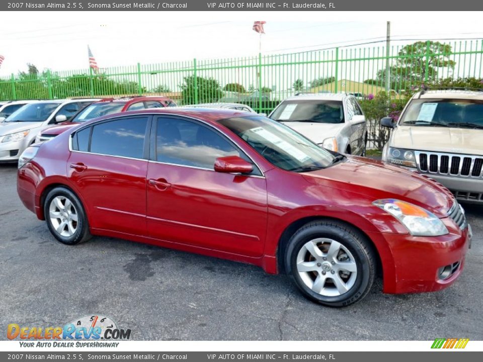 2007 Nissan Altima 2.5 S Sonoma Sunset Metallic / Charcoal Photo #33