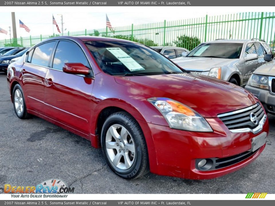 2007 Nissan Altima 2.5 S Sonoma Sunset Metallic / Charcoal Photo #34