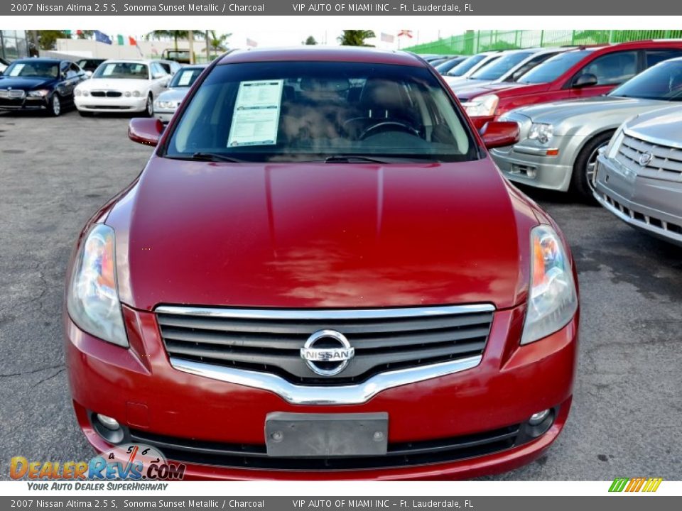 2007 Nissan Altima 2.5 S Sonoma Sunset Metallic / Charcoal Photo #35