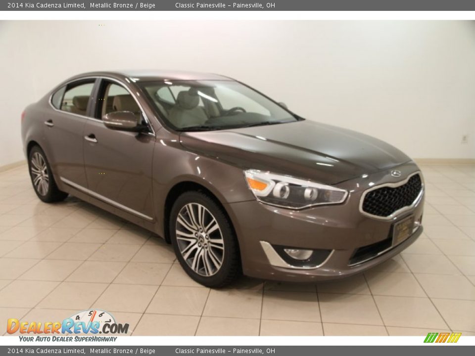 2014 Kia Cadenza Limited Metallic Bronze / Beige Photo #1