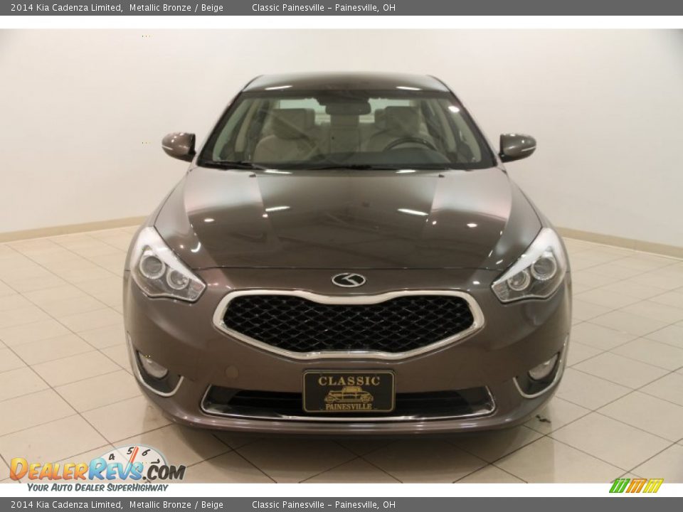 2014 Kia Cadenza Limited Metallic Bronze / Beige Photo #2