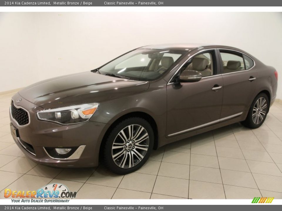 2014 Kia Cadenza Limited Metallic Bronze / Beige Photo #3