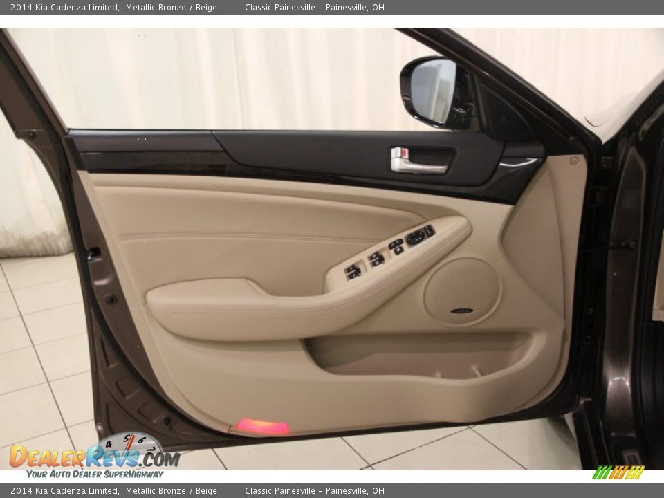 2014 Kia Cadenza Limited Metallic Bronze / Beige Photo #4