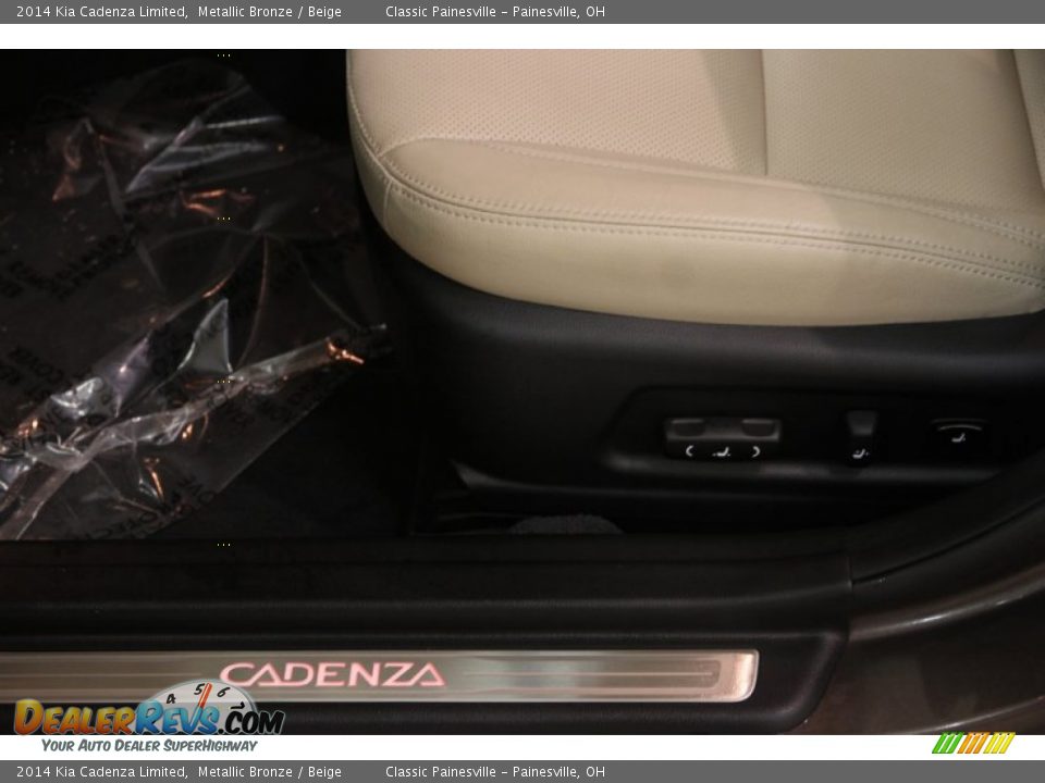 2014 Kia Cadenza Limited Metallic Bronze / Beige Photo #5