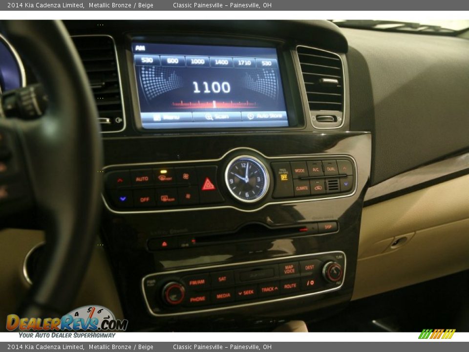 2014 Kia Cadenza Limited Metallic Bronze / Beige Photo #9