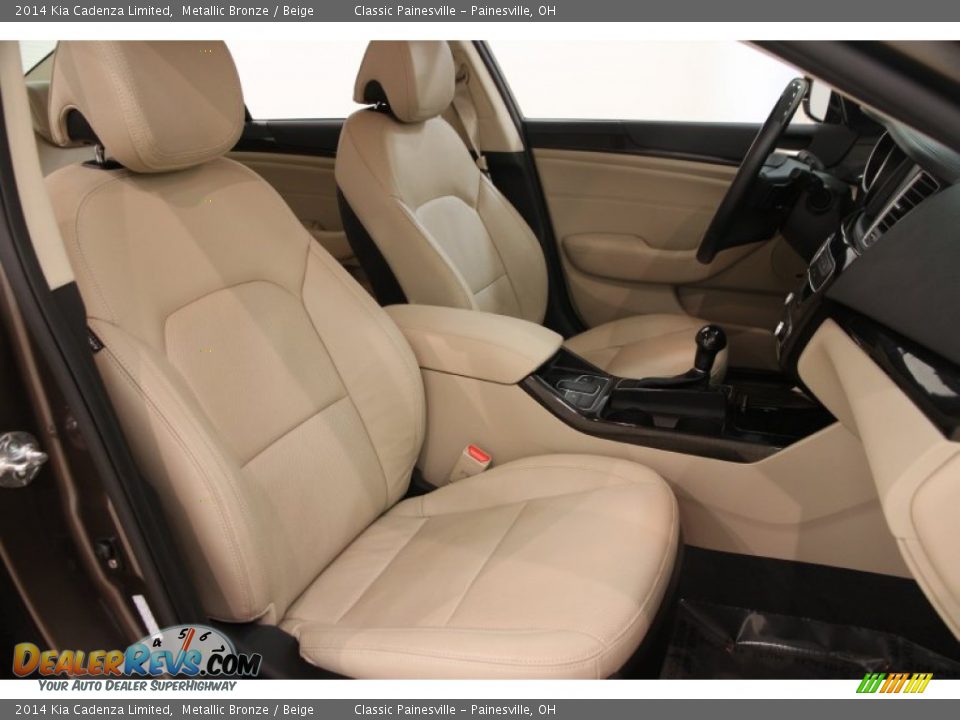 2014 Kia Cadenza Limited Metallic Bronze / Beige Photo #19
