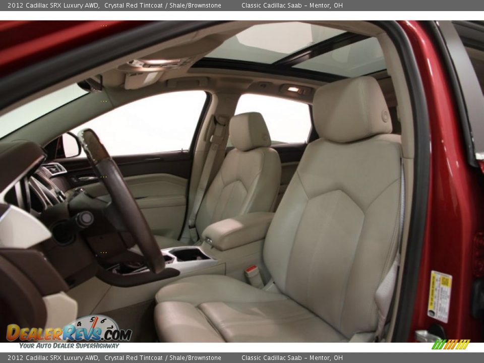 2012 Cadillac SRX Luxury AWD Crystal Red Tintcoat / Shale/Brownstone Photo #5