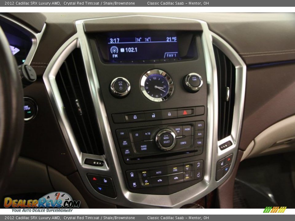 Controls of 2012 Cadillac SRX Luxury AWD Photo #9