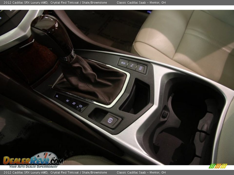 2012 Cadillac SRX Luxury AWD Crystal Red Tintcoat / Shale/Brownstone Photo #10