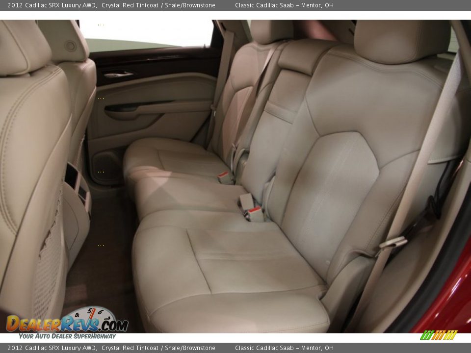 2012 Cadillac SRX Luxury AWD Crystal Red Tintcoat / Shale/Brownstone Photo #13