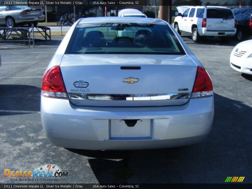 2011 Chevrolet Impala LS Silver Ice Metallic / Gray Photo #4