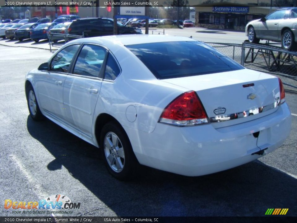 2010 Chevrolet Impala LT Summit White / Gray Photo #3