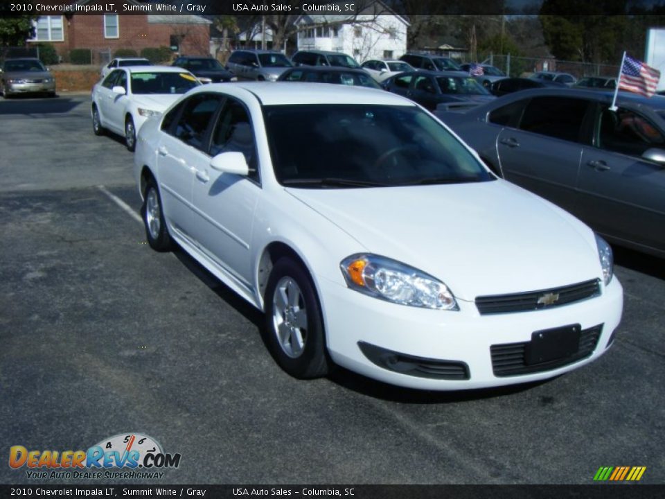 2010 Chevrolet Impala LT Summit White / Gray Photo #6