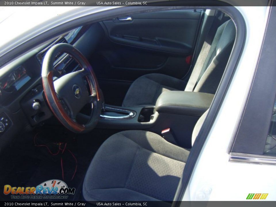 2010 Chevrolet Impala LT Summit White / Gray Photo #8
