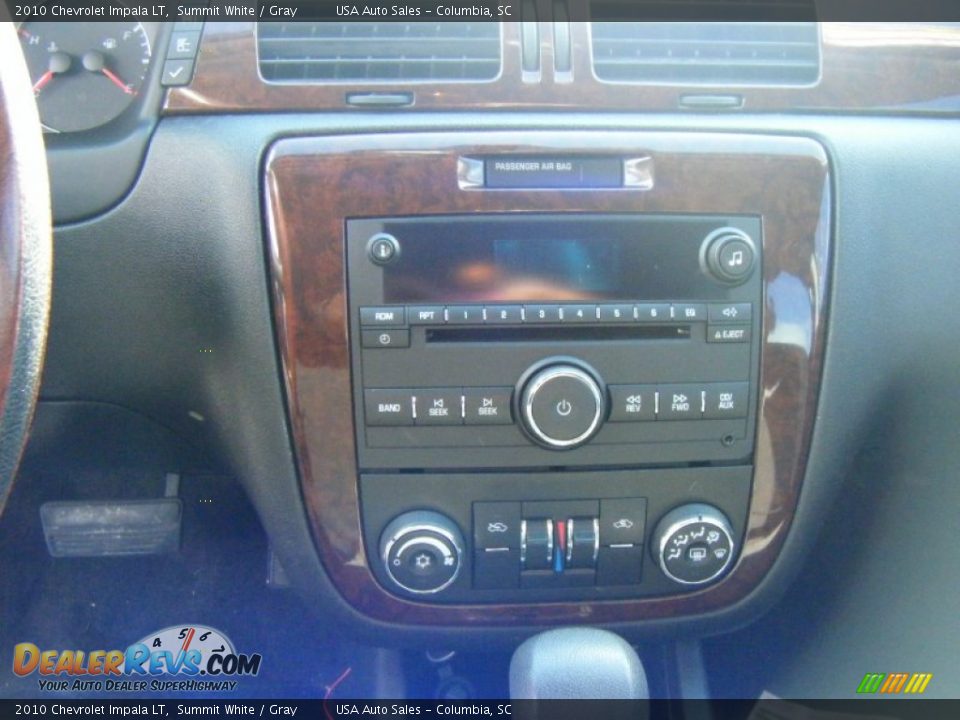 2010 Chevrolet Impala LT Summit White / Gray Photo #9