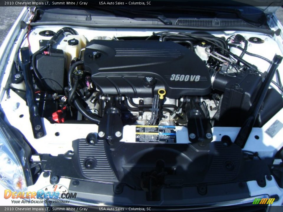 2010 Chevrolet Impala LT Summit White / Gray Photo #18