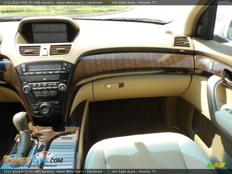 2012 Acura MDX SH-AWD Advance Aspen White Pearl II / Parchment Photo #15
