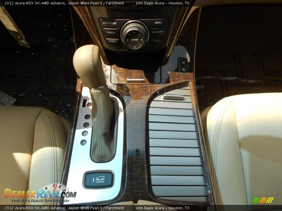 2012 Acura MDX SH-AWD Advance Aspen White Pearl II / Parchment Photo #18