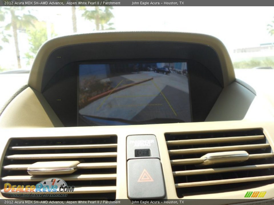 2012 Acura MDX SH-AWD Advance Aspen White Pearl II / Parchment Photo #29
