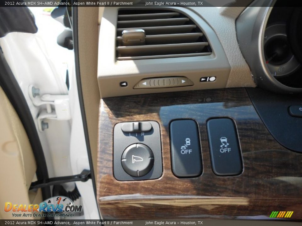 2012 Acura MDX SH-AWD Advance Aspen White Pearl II / Parchment Photo #30