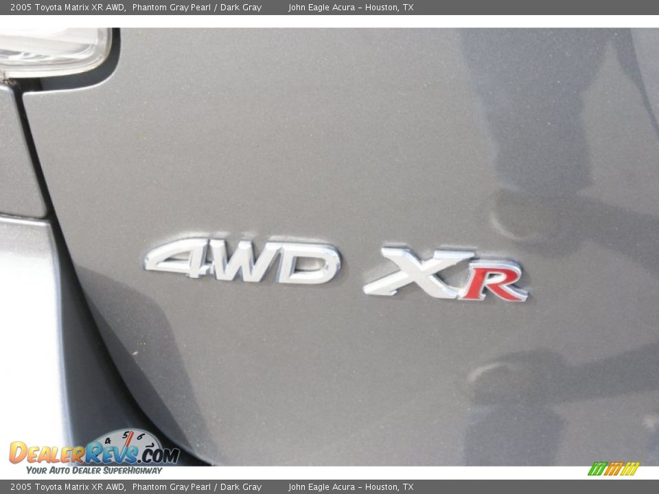 2005 Toyota Matrix XR AWD Phantom Gray Pearl / Dark Gray Photo #17