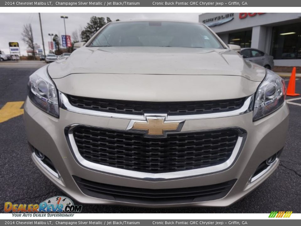 2014 Chevrolet Malibu LT Champagne Silver Metallic / Jet Black/Titanium Photo #2