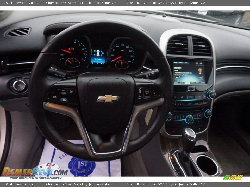 2014 Chevrolet Malibu LT Champagne Silver Metallic / Jet Black/Titanium Photo #10