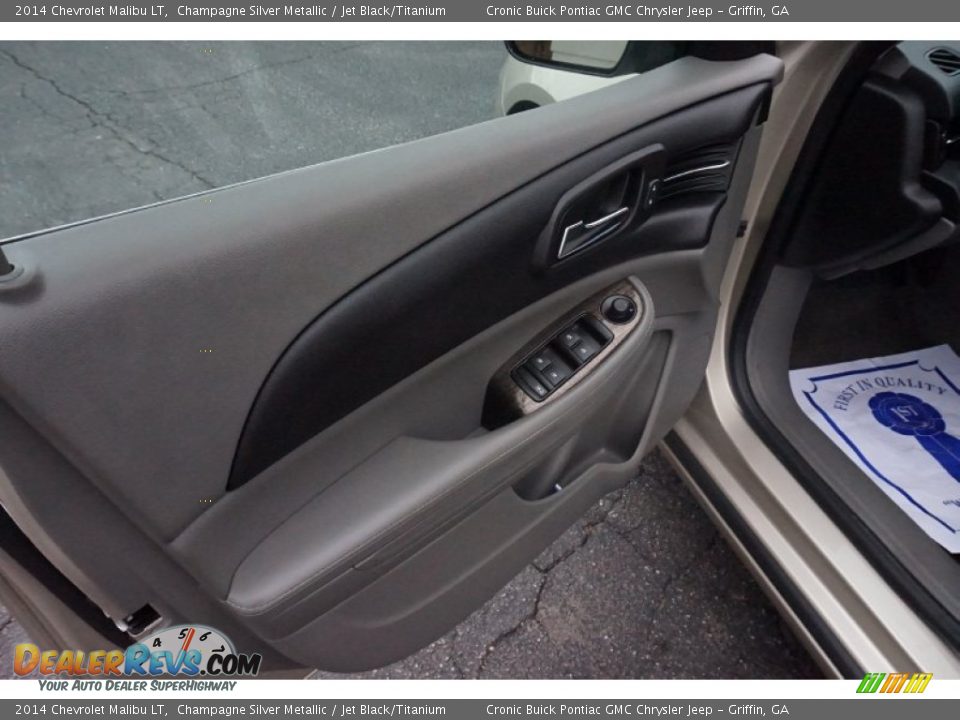 2014 Chevrolet Malibu LT Champagne Silver Metallic / Jet Black/Titanium Photo #11
