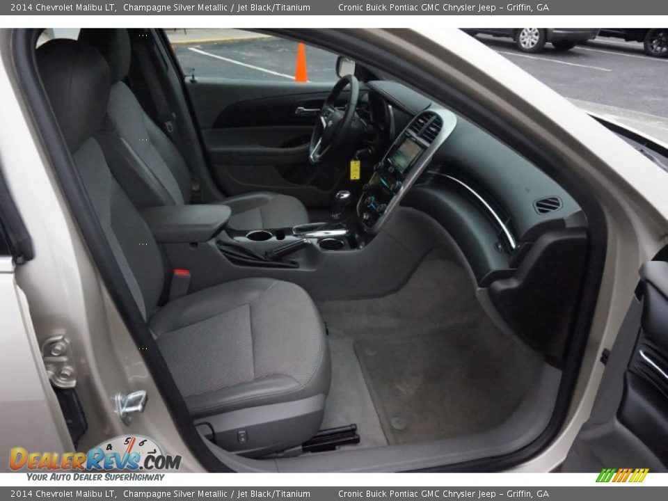 2014 Chevrolet Malibu LT Champagne Silver Metallic / Jet Black/Titanium Photo #16