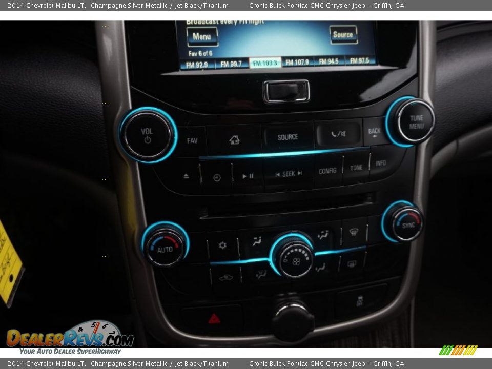 2014 Chevrolet Malibu LT Champagne Silver Metallic / Jet Black/Titanium Photo #20