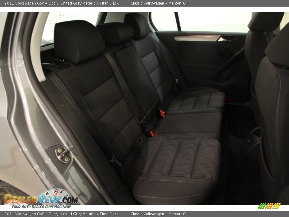 2011 Volkswagen Golf 4 Door United Gray Metallic / Titan Black Photo #11
