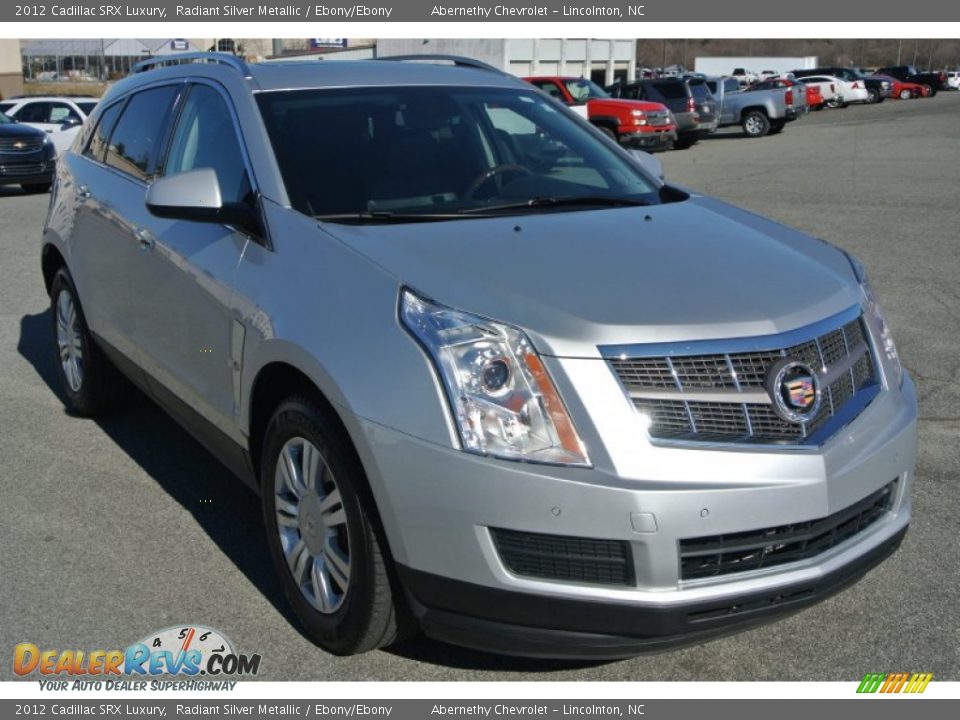 2012 Cadillac SRX Luxury Radiant Silver Metallic / Ebony/Ebony Photo #1