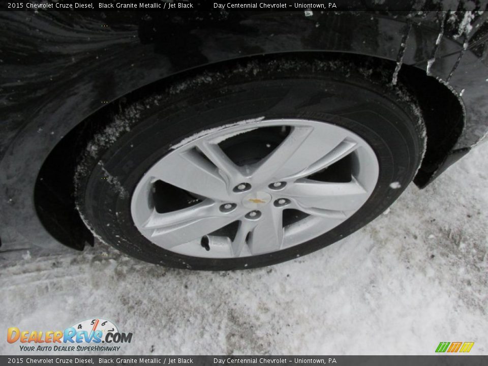 2015 Chevrolet Cruze Diesel Black Granite Metallic / Jet Black Photo #3