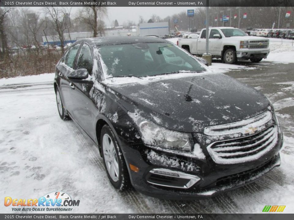 2015 Chevrolet Cruze Diesel Black Granite Metallic / Jet Black Photo #8