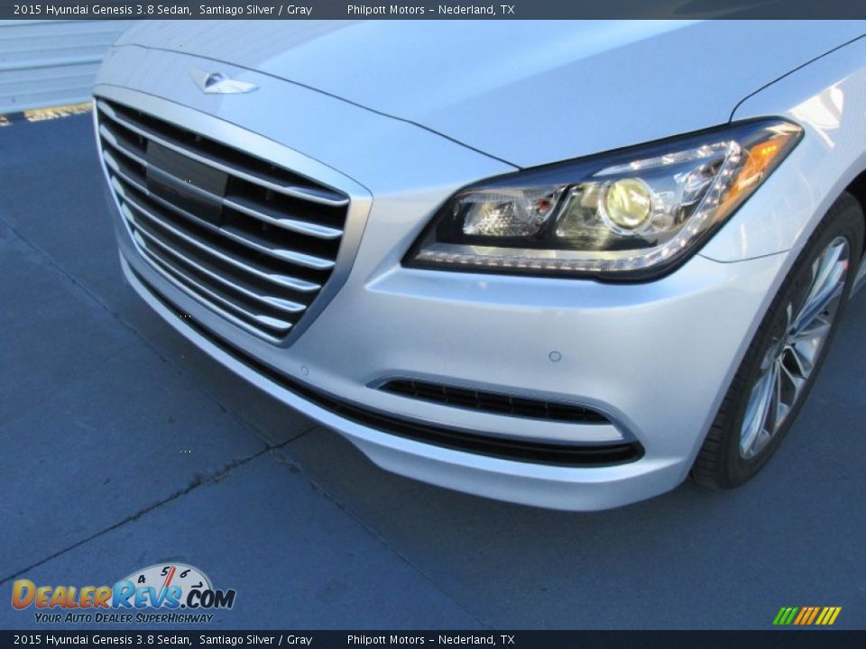 2015 Hyundai Genesis 3.8 Sedan Santiago Silver / Gray Photo #10