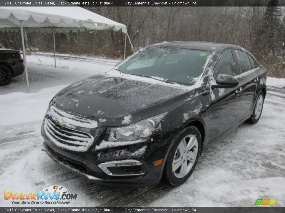 2015 Chevrolet Cruze Diesel Black Granite Metallic / Jet Black Photo #10