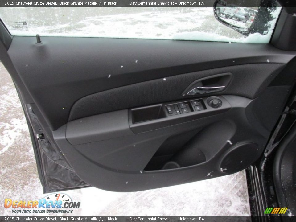 2015 Chevrolet Cruze Diesel Black Granite Metallic / Jet Black Photo #11
