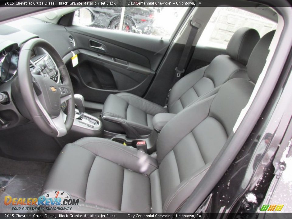 2015 Chevrolet Cruze Diesel Black Granite Metallic / Jet Black Photo #12
