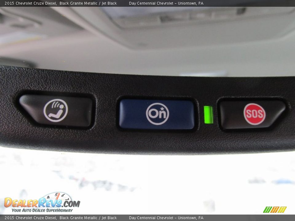 2015 Chevrolet Cruze Diesel Black Granite Metallic / Jet Black Photo #17