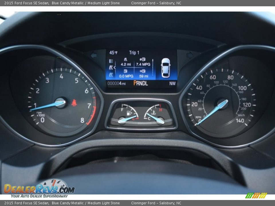 2015 Ford Focus SE Sedan Gauges Photo #17