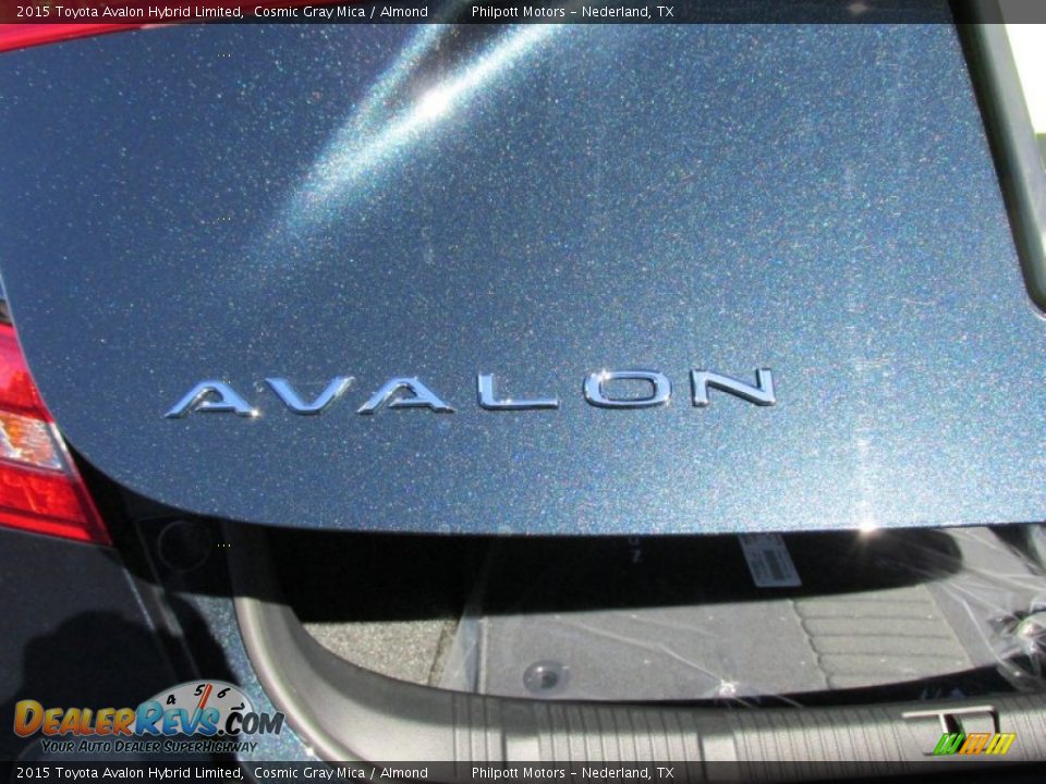 2015 Toyota Avalon Hybrid Limited Cosmic Gray Mica / Almond Photo #13
