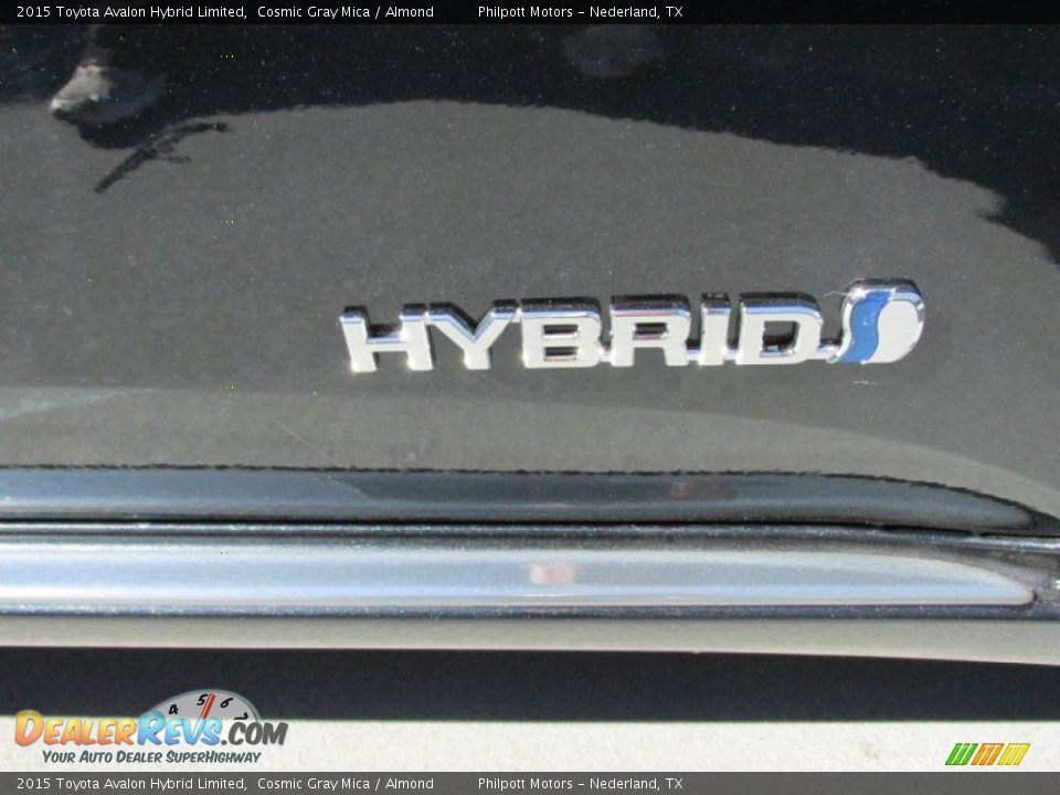 2015 Toyota Avalon Hybrid Limited Cosmic Gray Mica / Almond Photo #16
