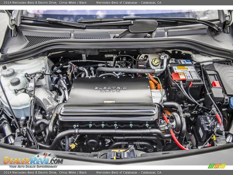 2014 Mercedes-Benz B Electric Drive Cirrus White / Black Photo #9