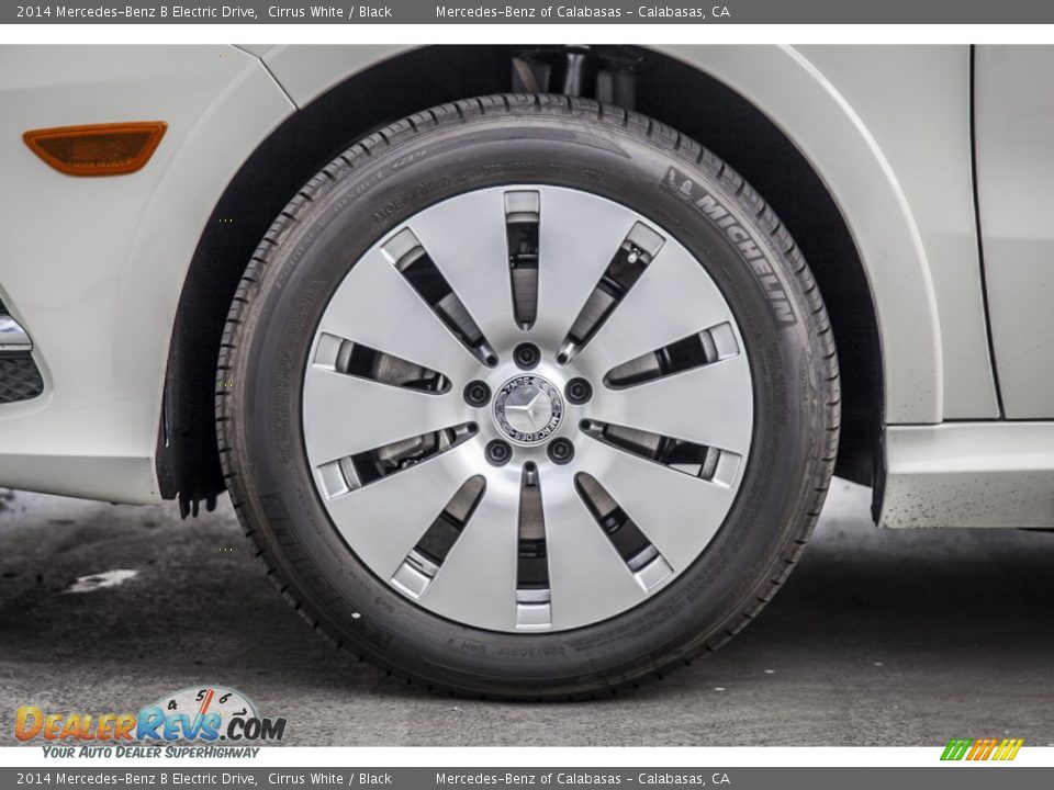 2014 Mercedes-Benz B Electric Drive Cirrus White / Black Photo #10
