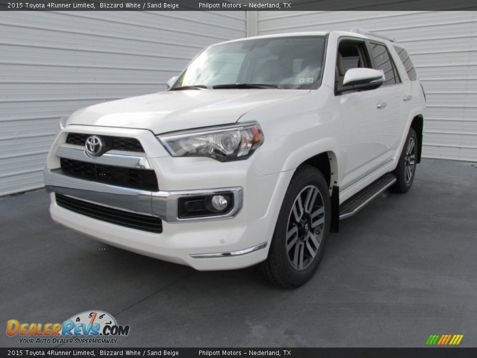 2015 Toyota 4Runner Limited Blizzard White / Sand Beige Photo #7