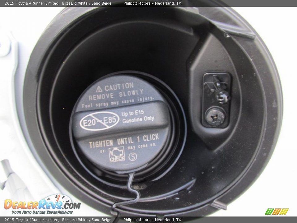 2015 Toyota 4Runner Limited Blizzard White / Sand Beige Photo #15