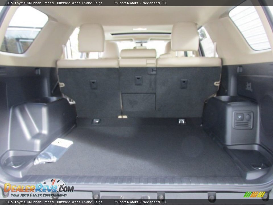 2015 Toyota 4Runner Limited Blizzard White / Sand Beige Photo #17